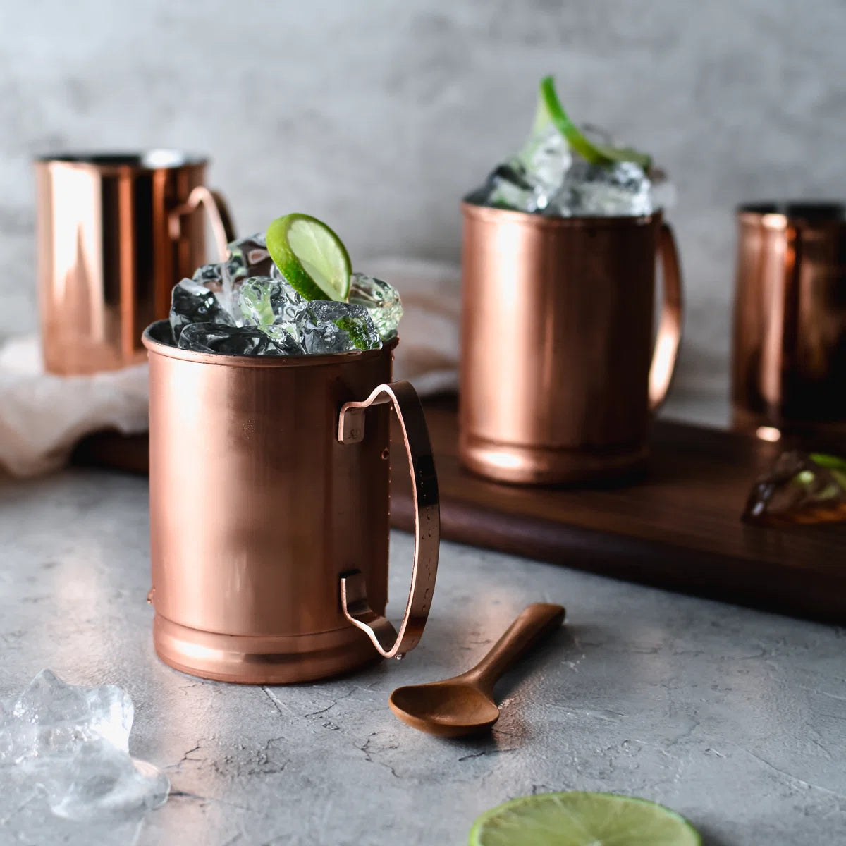 Libbey Moscow Mule Copper Mugs, 14-ounce, Set of 4 (Set of 4)
