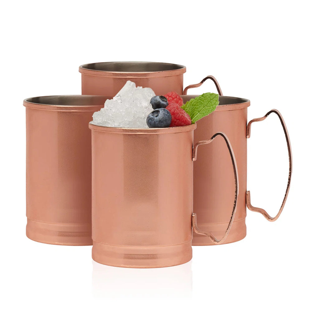 Libbey Moscow Mule Copper Mugs, 14-ounce, Set of 4 (Set of 4)