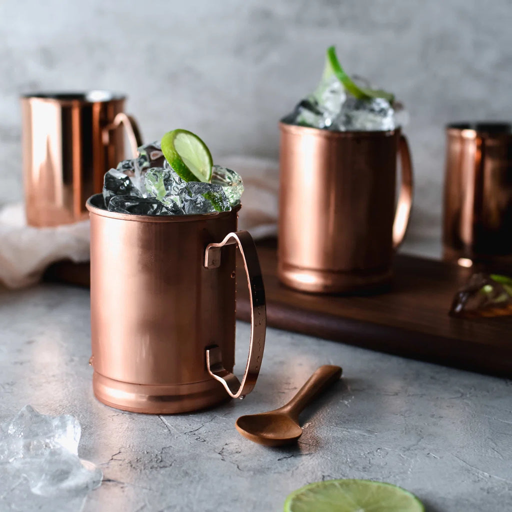 Libbey Moscow Mule Copper Mugs, 14-ounce, Set of 4 (Set of 4)
